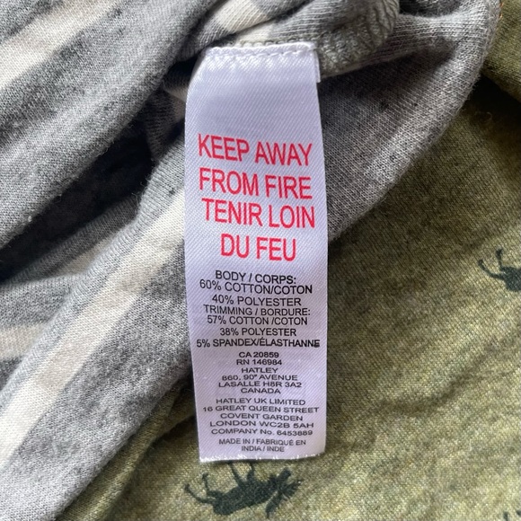 Hatley Forest Green Moose Men's Heritage Long Sleeve Tee - Picture 5 of 5